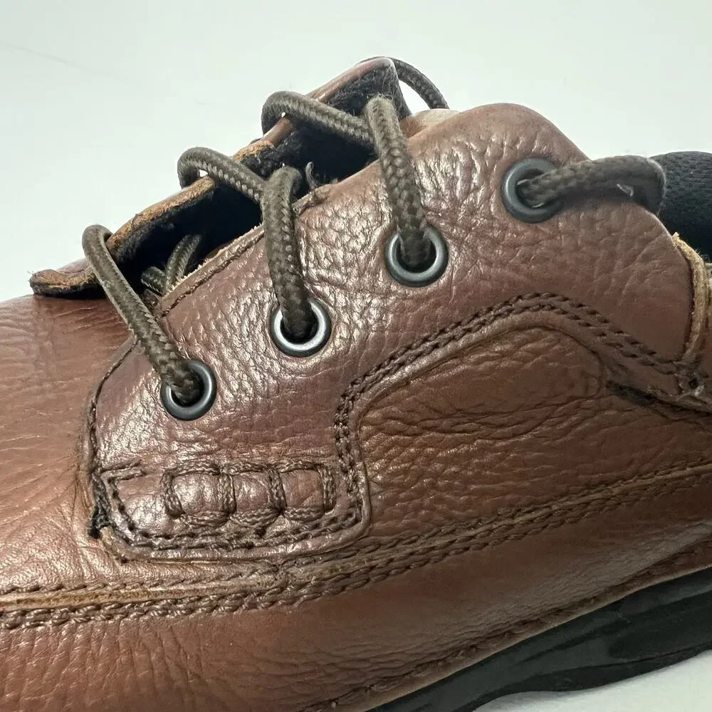 Nunn Bush Cameron Moc Toe Oxford Shoes Size 11.5W Lightweight Brown